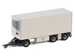 03-2028 - WSI Model Turntable Drawbar Fridge 3 Axle Trailer White