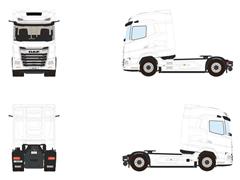 WSI #03-2065 - 2025 4x2 DAF XG - White Line