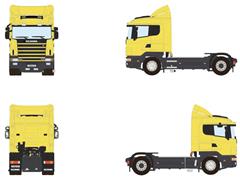 WSI Model Scania 4 Series Flat Roof #04-2242