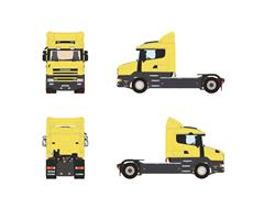 WSI #04-2276 - Scania 4 Series Torpedo 4x2 Lowroof - Cab Only