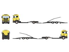 WSI #04-2277 - Scania 4x2 R4 Flat Roof Truck with Transporter Combi