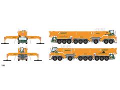 51-2131 - WSI Model Hareket Liebherr LTM 1750 91 Mobile Crane