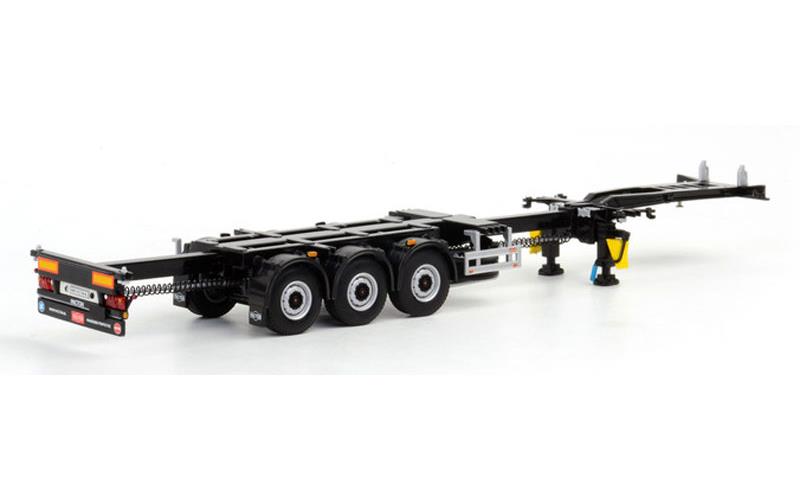 3-Axle Container Chassis - White Line - 03-1010
